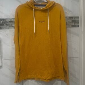 Yellow “Thoughtful” Hoodie by Denim & Flower Men's Size L